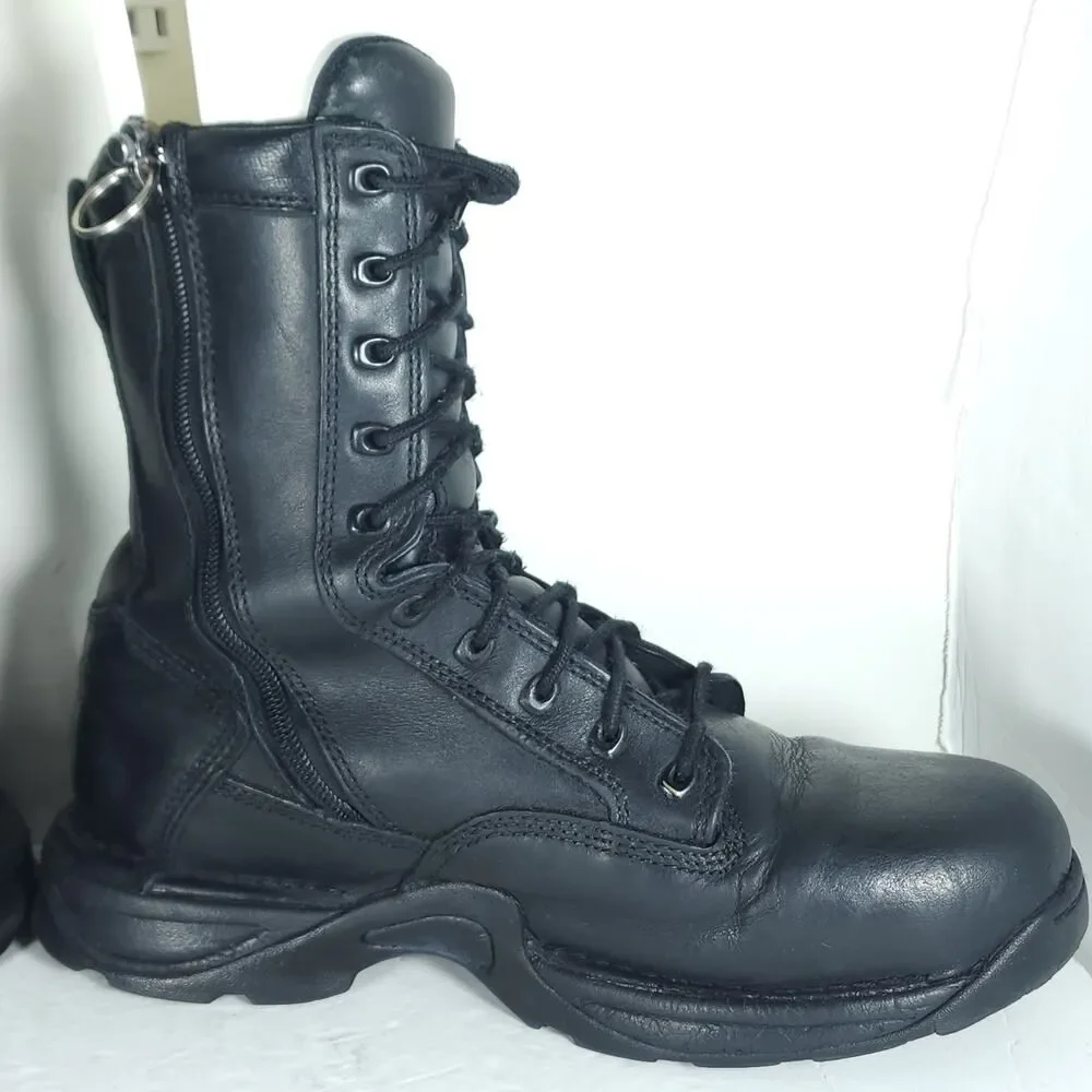 Danner Men’s Striker II GTX 8” US10D Black Leather Laceup Tactical Combat Boots